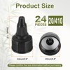 Unique Bargains Liquid Dispensing PP Squeeze Bottle Twist Top Caps 24 Pcs - 2 of 4