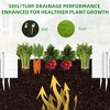 Lirago 35.4" x 35.4" x 11.8" White PVC Modular Garden Fence Panel-Durable, Easy to Install & Soil Improvement Solution - 4 of 4
