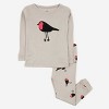 Leveret Girls Cotton 2 Piece Pajamas – 3 Pack – Animal & Fantasy Prints - 4 of 4