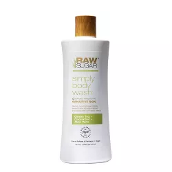 Raw Sugar Green Tea + Cucumber + Aloe Vera Sensitive Skin Simply Body Wash - 25 fl oz