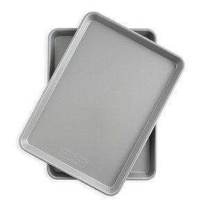 Nordic Ware Brilliant Bakeware Set of 2 Nonstick Half Sheet Pans - 1 of 4