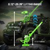Farm Jack, 7000 Lbs Capacity Ratcheting Off Road f-Arm Jack, Utility Heavy-Duty f-Arm Jack, Lift Height 5.12-25.39 Inches - 4 of 4