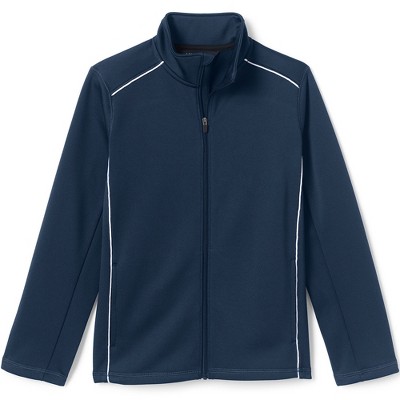 Lands' End School Uniform Kids Active Track Jacket