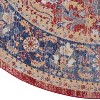 Global Vintage GLB02 Red Area Rug Persian Vintage Floral By Nourison - 4 of 4