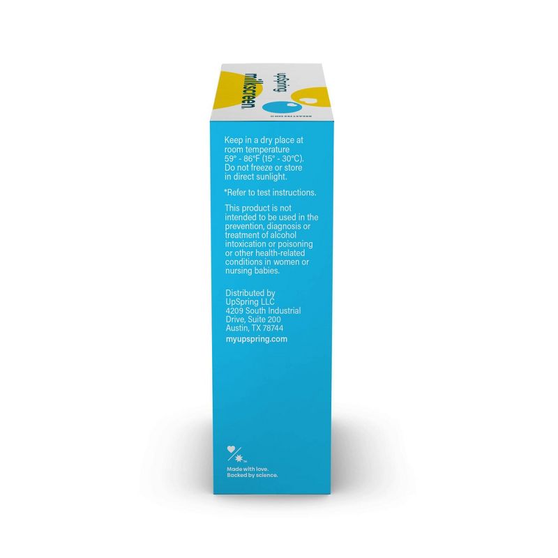 UpSpring MilkScreen Breast Milk Test Strips for Alcohol - Detects Alcohol in Breast Milk, 5 of 10
