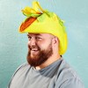 Juvale Plush Fiesta Taco Hat for Taco Tuesday, Halloween Costume Accessory, Cinco de Mayo Accessory, Adult Size - 2 of 4