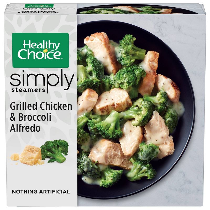 Healthy Choice Simply Steamers Frozen Chicken Broccoli Alfredo - 9.15oz, 1 of 5