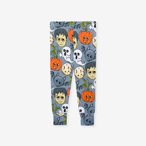 Toddler Little Monsters Classic Pajama Set - Posh Peanut - 1 of 4