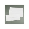 JAM Paper Strathmore Open End #10 Business Envelope 4 1/8" x 9 1/2" Bright White Wove 50/Pack - 4 of 4