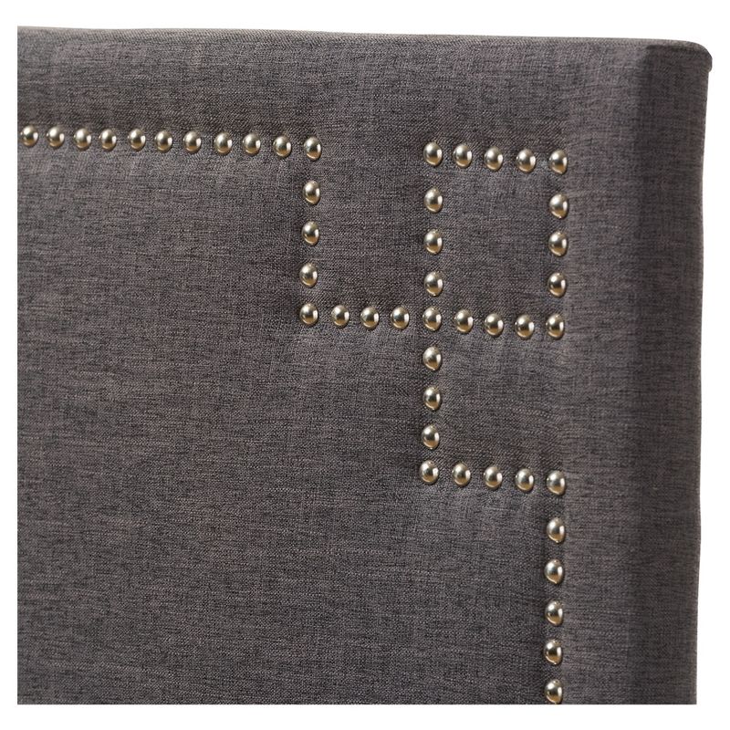 Geneva Modern And Contemporary Fabric Upholstered Headboard - Baxton Studio, 4 of 6