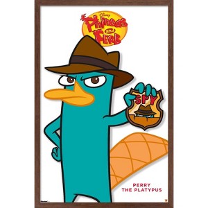 Trends International Disney Phineas and Ferb - Perry The Platypus Feature Series Framed Wall Poster Prints - 1 of 4