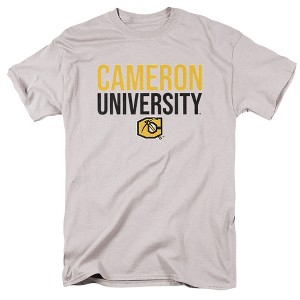 Men's Cameron University Official Stacked T-Shirt - 1 of 4