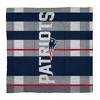 NFL New England Patriots Heathered Stripe Queen Bed in a Bag - 3pc - 2 of 3