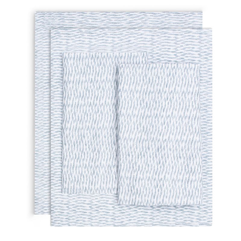 GAIAM Relax 100% Cotton Garment Washed 4pc Sheet Set, 1 of 6