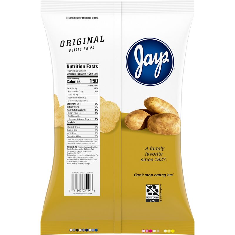Jays Original Potato Chips - 10oz, 2 of 7