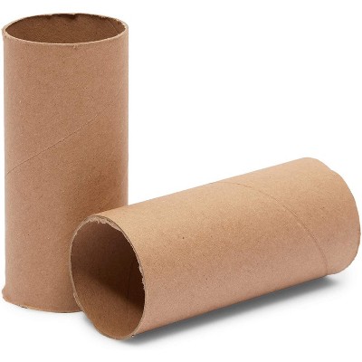 Bright Creations 36-Pack Brown Cardboard Tubes for Arts and Crafts, DIY Craft Paper Roll (1.6 x 3.9 In)