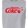 Women's - Coca-Cola - Cherry Coke Heart Cherry Cropped Graphic T-Shirt - 2 of 4