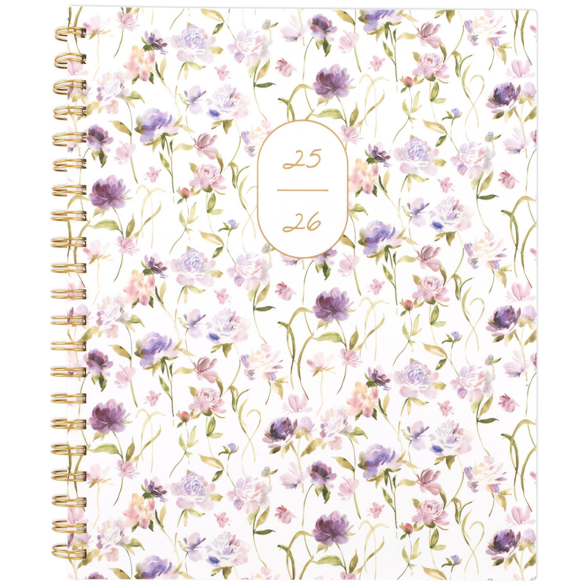 Leah Bisch for Cambridge 2025-2026 Weekly/Monthly Planner 3/4"x 9-3/8"x11" Pettie Floral