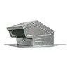 Builder's Best 4-Inch Galvanized Mill Finish Roof Cap, Flush with Flapper Screen - 3 of 4