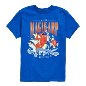 Boys' - Pokémon - Magikarp Vintage Bootleg Short Sleeve Graphic T-Shirt - 1 of 4