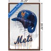 Trends International MLB New York Mets - Drip Helmet 22 Framed Wall Poster Prints - 3 of 4