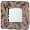 vidaXL Mirrors 3 pcs 5.9"x5.9" Wicker - 2 of 4