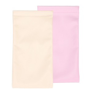 Unique Bargains PU Leather Soft Portable Storage Scratch-Resistant Eyeglasses Bag 2 Pcs - 1 of 4
