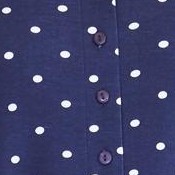 navy polka dot