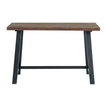 48" Adam Solid Wood Desk Rustic Natural - Alaterre Furniture