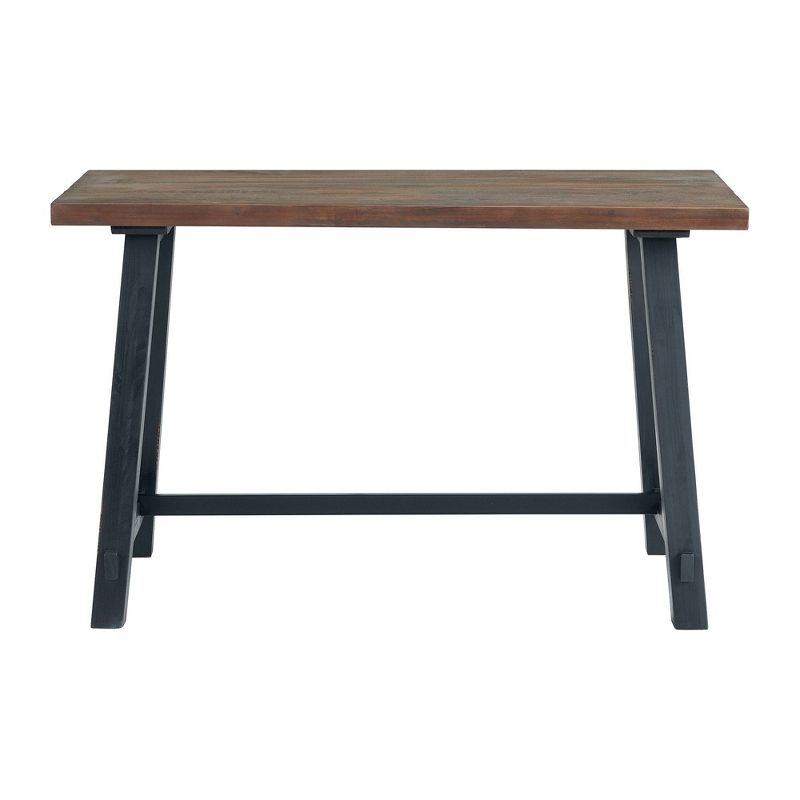 48&#34; Adam Solid Wood Desk Rustic Natural - Alaterre Furniture, 1 of 9