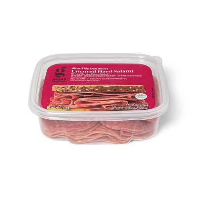 Uncured Hard Salami Ultra-Thin Deli Slices - 7oz - Good &#38; Gather&#8482;