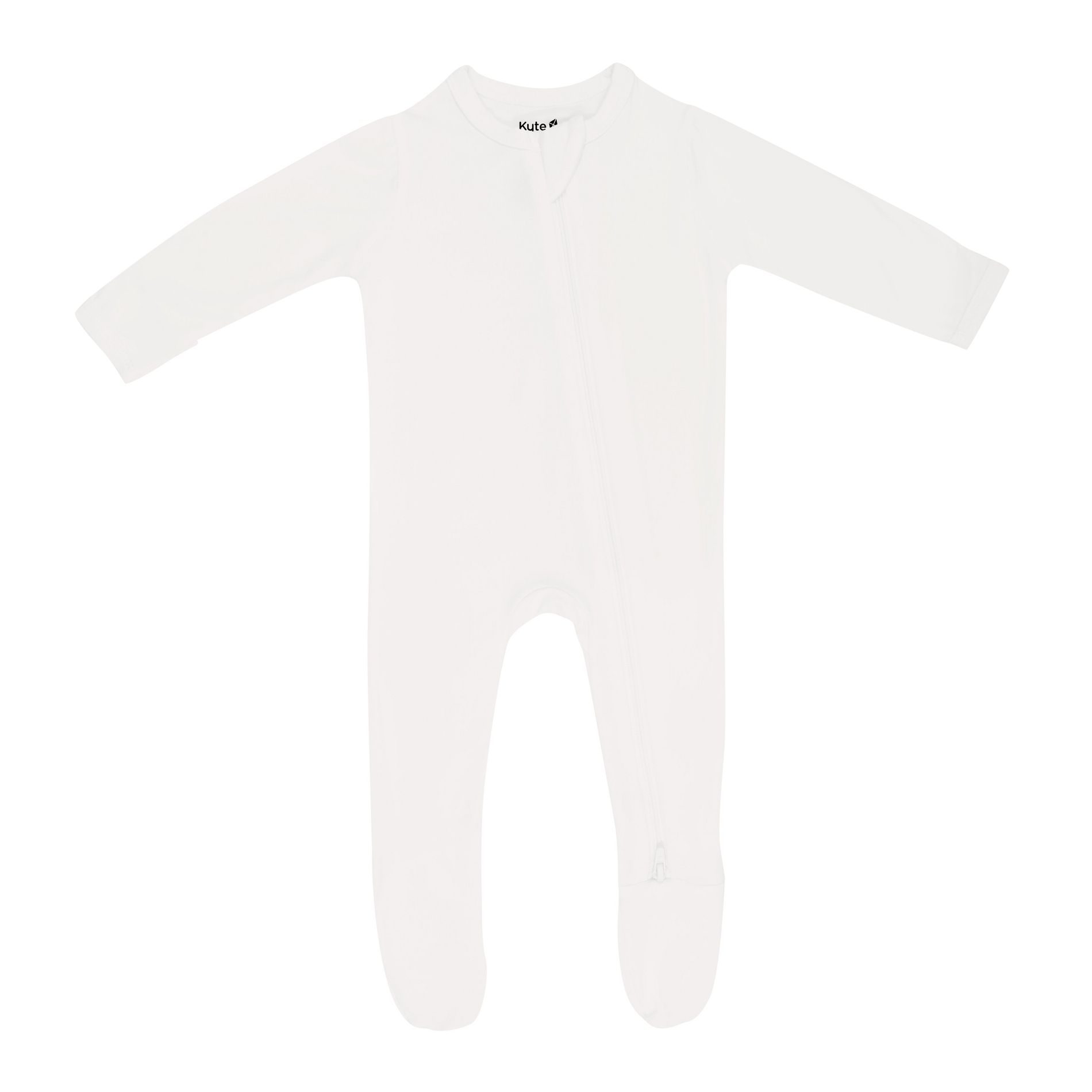 Kyte Baby Zippered Footie in Cloud Cloud 6-12 Months