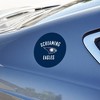 Southern Indiana Screaming Eagles Logo Automotive Car Refrigerator Locker Vinyl Circle Magnet - 3 of 4