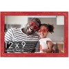 PosterPalooza | Photo Size Shabby Chic Red Picture Frame - UV Acrylic, Foam Board Backing, Hanging Hardware - 2 of 4
