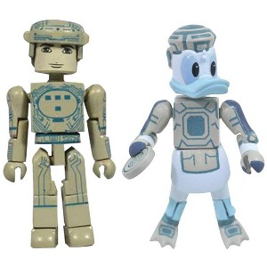 Diamond Select Kingdom Hearts Minimates Series 1 | Space Paranoids Donald & Tron - 1 of 1