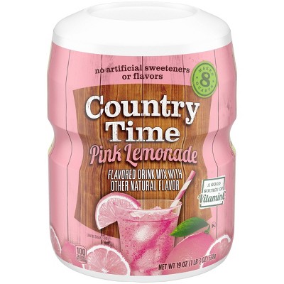 Country Time Pink Lemonade Drink Mix - 19oz Canister