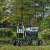 VEVOR Beach Fishing Cart, 300 lbs Load Capacity, Foldable Fish and Marine Cart with Four 11" Big Wheels Rubber Balloon Tires - 2 of 4