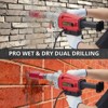1500W Diamond Core Drill, Dry/Wet Handheld Rig with 2" Bit, 4" Max Cut for Concrete & Brick Walls, 1880RPM - 4 of 4