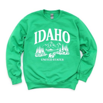 Simply Sage Market Women's Graphic Sweatshirt Idaho Forest Scene