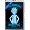 Trends International Rick And Morty - Hologram Rick Framed Wall Poster Prints - 3 of 4