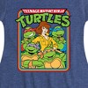 Girls' - Teenage Mutant Ninja Turtles - Retro Group April Fit & Flair Cap Sleeve Dress - 2 of 3