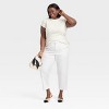 Women's Short Sleeve Ribbed T-Shirt - A New Day™ - 3 of 3