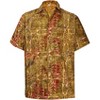 LA LEELA Men's Hawaiian Trendy Beach Summer Vacation Shirts Casual Collared Short Sleeve Shirts Button Down Shirt Men - 4 of 4