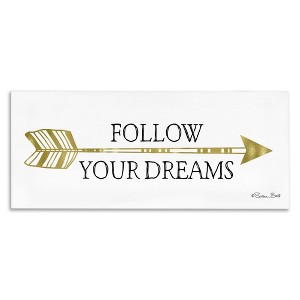 Stupell Industries Follow Your Dreams with Arrow, 48" x 20" - 1 of 4