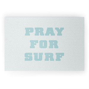 socoart Pray For Surf I 36" x 24" Welcome Mat - Society6 - 1 of 3