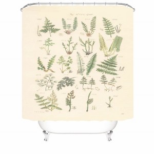Green Plants And Weeds Shower Curtains for Bathroom Waterproof Fabric Bath Curtain Durable Soft Stylish Bathroom Decor 72x72 Inch - 1 of 1