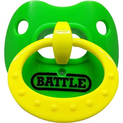 Battle Sports Binky Oxygen Lip Protector Mouthguard - Pink/Yellow