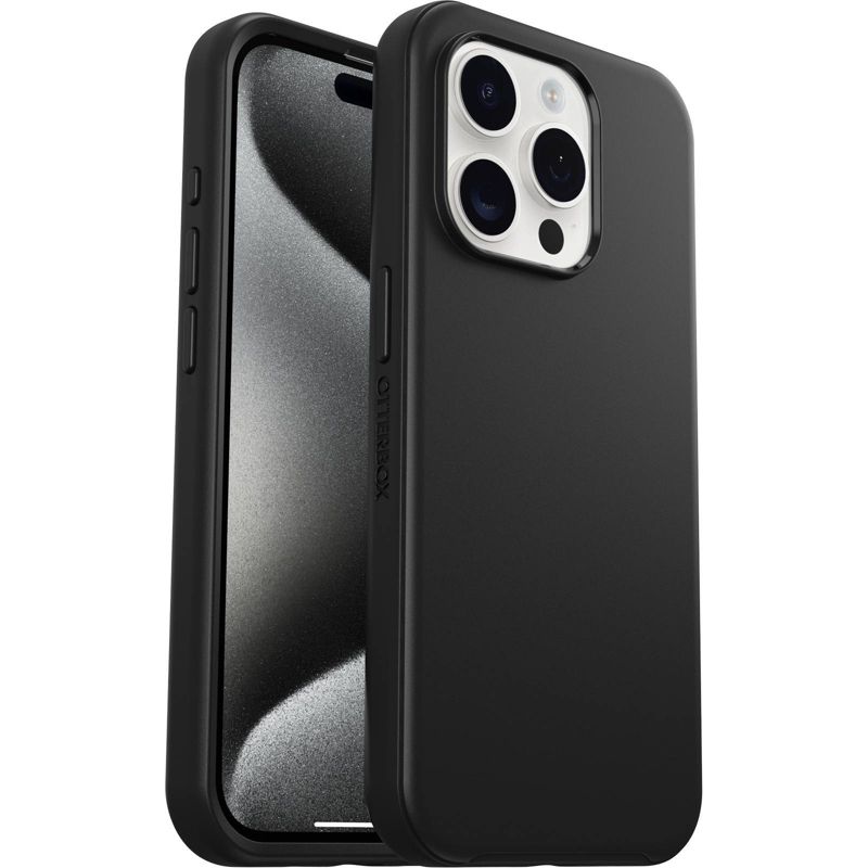OtterBox Apple iPhone 15 Pro Symmetry Series Antimicrobial Case with MagSafe - Black, 4 of 6