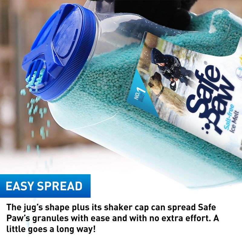 Safe Paw Dog Pet Winter Ice Snow Melt for Driveway, Sidewalk, Cured Concrete, and Various Terrain, 2 of 7