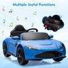 12V Kids Ride on Car, Electric Vehicle with Dual 25W Motors LED Lights Remote Control Music Horn Safety Belt for Ages 3 to 8 Up to 66 Lbs - 4 of 4